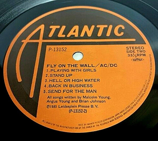 AC/DC - Fly On The Wall (Vinyl, LP, Album, Stereo)