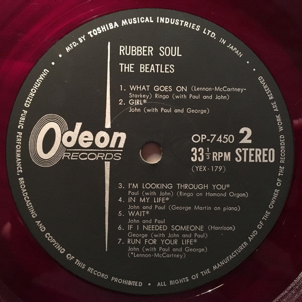 The Beatles - Rubber Soul (Vinyl, LP, Album, Stereo) Good Plus (G+) / Good Plus (G+)