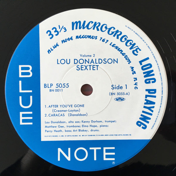 Lou Donaldson Sextet - Lou Donaldson Sextet Volume 2 (Vinyl, LP, Album, Reissue, Mono) Near Mint (NM or M-) / Near Mint (NM or M-)