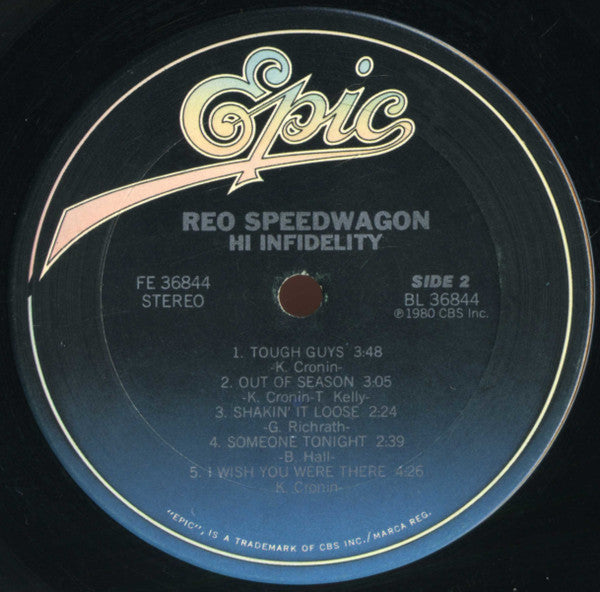 REO Speedwagon - Hi Infidelity (Vinyl, LP, Album, Stereo)