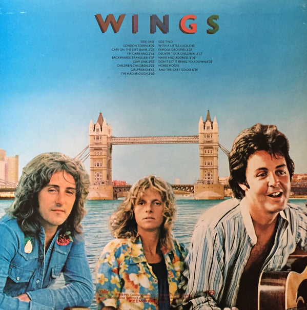 Wings (2) - London Town (Vinyl, LP, Album, Stereo)