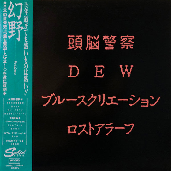 Various - 幻野 Evidence (Vinyl, LP, Compilation) Very Good Plus (VG+) / Very Good Plus (VG+)