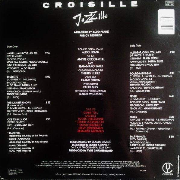 Nicole Croisille - Jazzille (Vinyl, LP, Album) Very Good (VG) / Very Good Plus (VG+)