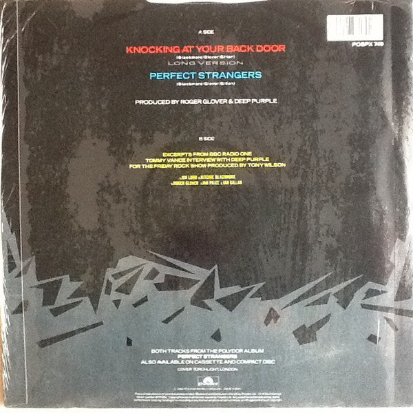 Deep Purple - Knocking At Your Back Door / Perfect Strangers (Vinyl, 12", 33 ⅓ RPM, 45 RPM, Limited Edition, Numbered) Very Good (VG) / Very Good (VG)