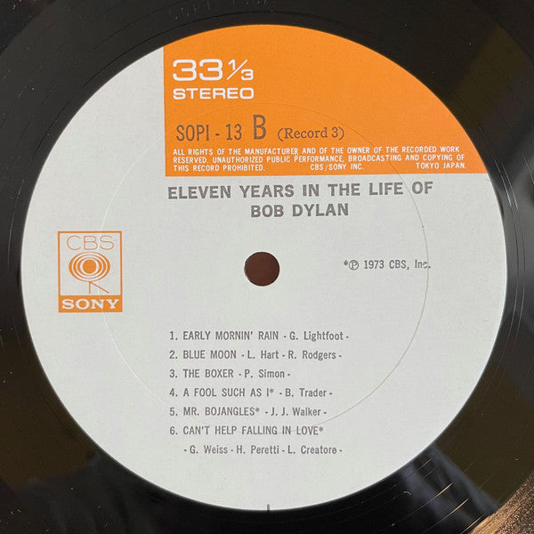 Bob Dylan - Eleven Years In The Life Of Bob Dylan = ボブ・ディランの歴史 (Vin...