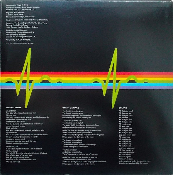 Pink Floyd - The Dark Side Of The Moon (Vinyl, LP, Album, Stereo)