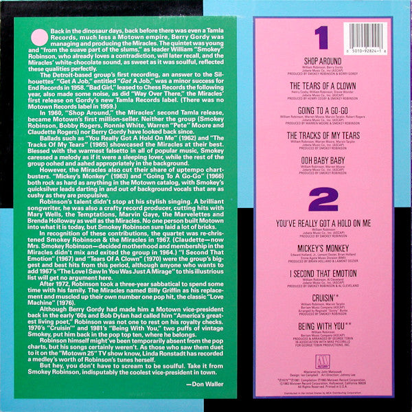 The Miracles - Great Songs And Performances That Inspired The Motow...
