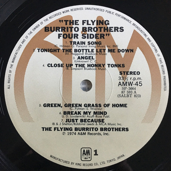 The Flying Burrito Bros - Four Sider (2xVinyl, LP, Compilation) Very Good (VG) / Very Good (VG)