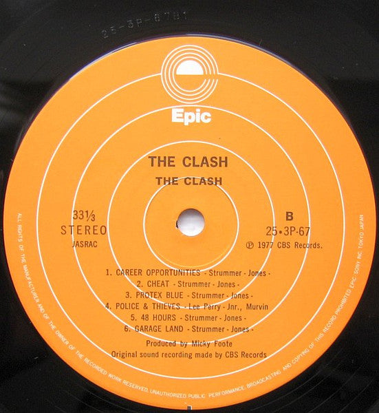 The Clash - The Clash (Vinyl, LP, Album, Reissue, Stereo)