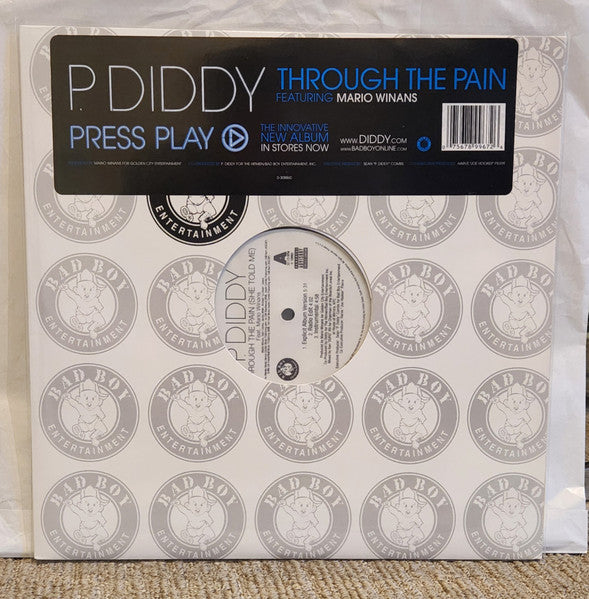 P. Diddy - Through The Pain (She Told Me) (Vinyl, 12", 33 ⅓ RPM, Single) Very Good (VG) / Very Good Plus (VG+)