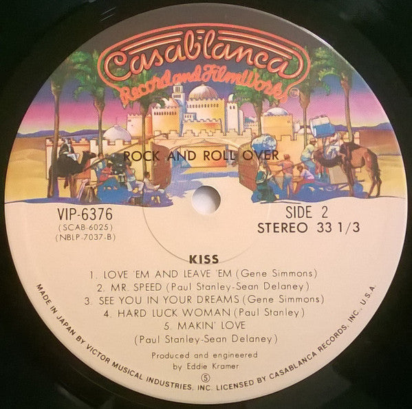 Kiss - Rock And Roll Over (Vinyl, LP, Album, Reissue)
