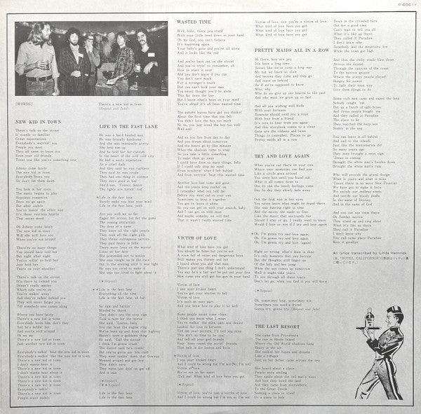 Eagles - Hotel California (Vinyl, LP, Album, Reissue)