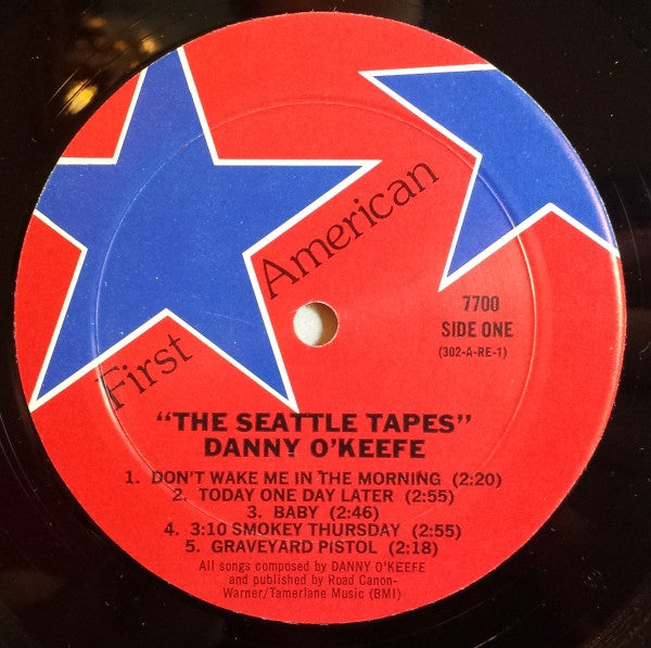 Danny O'Keefe - The Seattle Tapes (Vinyl, LP, Album) Very Good Plus (VG+) / Very Good (VG)