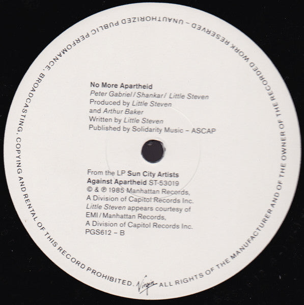 Peter Gabriel - Biko (Vinyl, 12") Very Good (VG) / Very Good (VG)