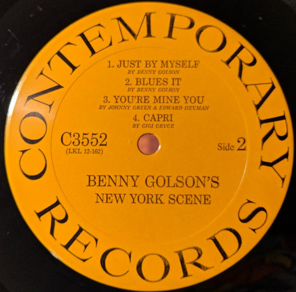 Benny Golson - Benny Golson's New York Scene (Vinyl, LP, Album, Reissue, Mono) Very Good Plus (VG+) / Very Good (VG)