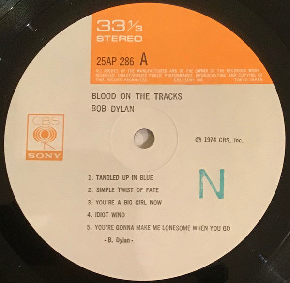 Bob Dylan - Blood On The Tracks (Vinyl, LP, Album, Reissue)