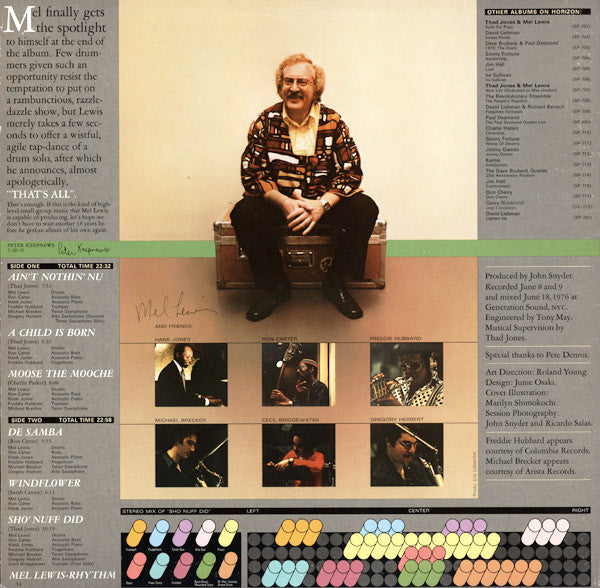 Mel Lewis - Mel Lewis And Friends (Vinyl, LP, Album, Stereo) Good Plus (G+) / Good Plus (G+)