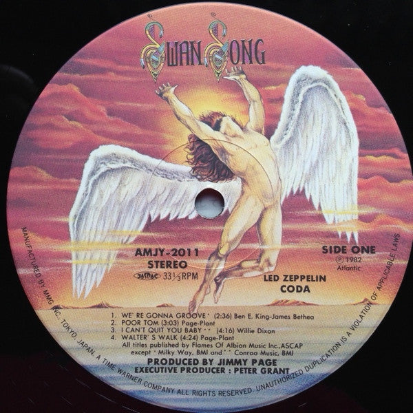 Led Zeppelin - Coda = コーダ (Vinyl, LP, Album, Reissue) Very Good Plus (VG+) / Very Good (VG)
