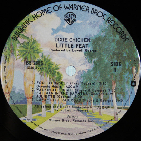 Little Feat - Dixie Chicken (Vinyl, LP, Album, Reissue) Very Good Plus (VG+) / Very Good (VG)