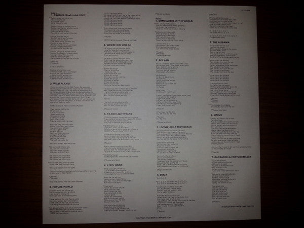Boney M. - Ten Thousand Lightyears (Vinyl, LP, Album, Promo) Near Mint (NM or M-) / Very Good Plus (VG+)