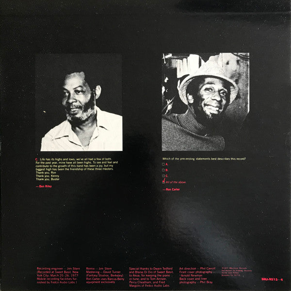 Ron Carter Quartet - Piccolo = ピッコロ (2xVinyl, LP, Album, Stereo) Very Good Plus (VG+) / Very Good Plus (VG+)