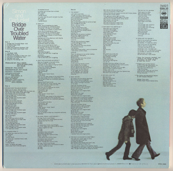 Simon & Garfunkel - Bridge Over Troubled Water (Vinyl, LP, Album, Stereo, Quadraphonic) Very Good (VG) / Very Good Plus (VG+)