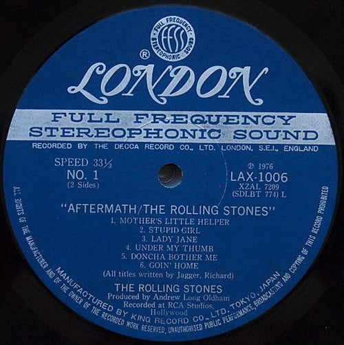 The Rolling Stones - Aftermath (Vinyl, LP, Album, Stereo, Reissue)