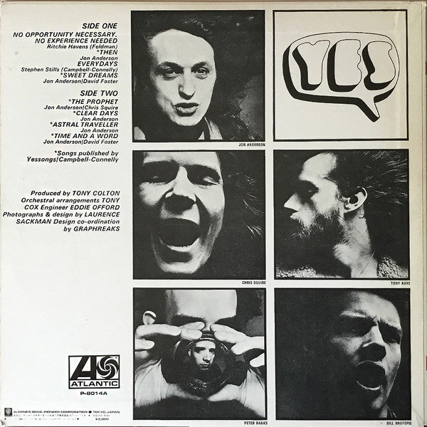 Yes - Time And A Word (Vinyl, LP, Album, Reissue) Very Good (VG) / Very Good Plus (VG+)