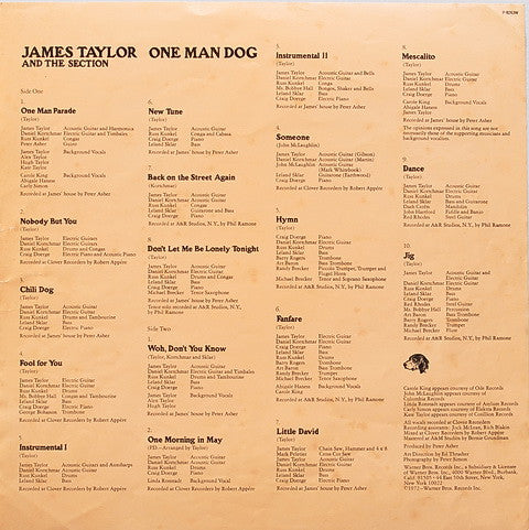 James Taylor (2) - One Man Dog (Vinyl, LP, Album)