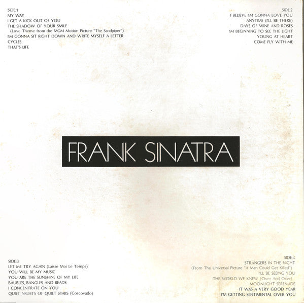Frank Sinatra - Frank Sinatra (Vinyl, LP, Compilation, Reissue)