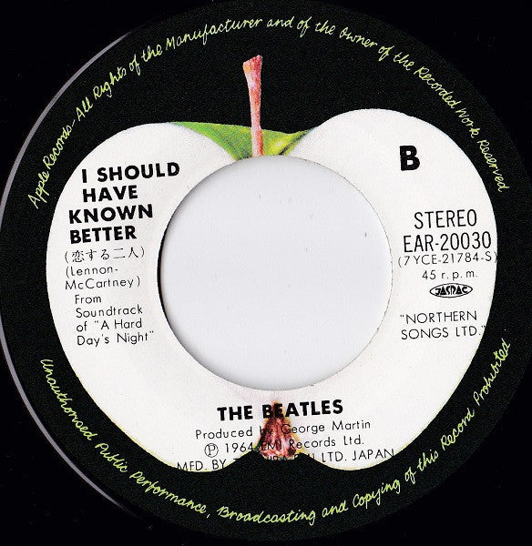 The Beatles - Yesterday / I Should Have Known Better (Vinyl, 7", Si...