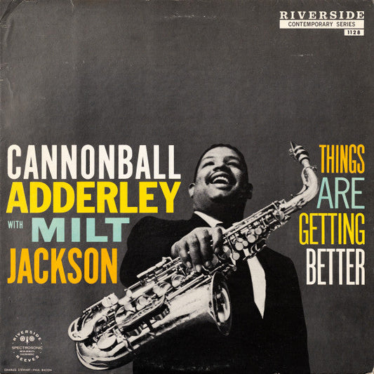 Cannonball Adderley - Things Are Getting Better (Vinyl, LP, Album, Reissue, Stereo) Very Good Plus (VG+) / Near Mint (NM or M-)