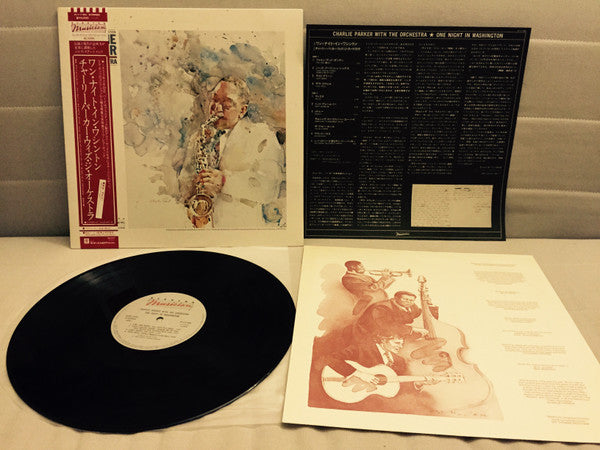 Charlie Parker - One Night In Washington (Vinyl, LP, Album, Stereo) Very Good Plus (VG+) / Very Good Plus (VG+)