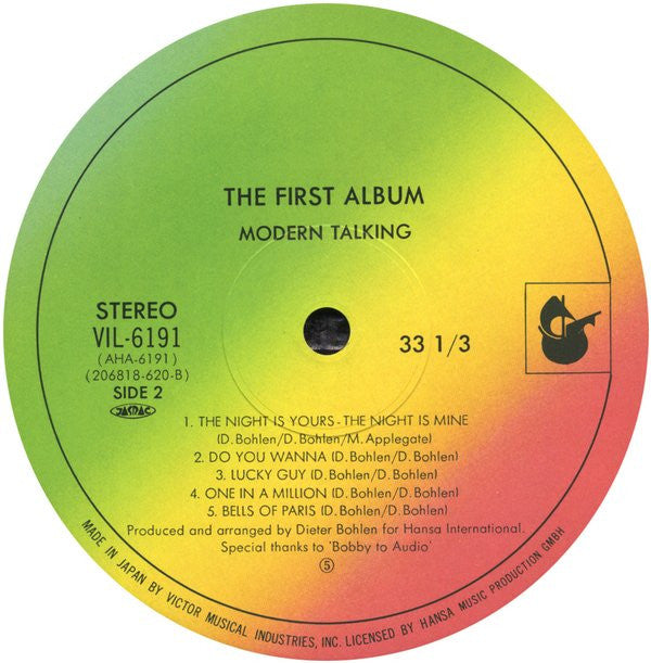 Modern Talking - The 1st Album (Vinyl, LP, Album) Very Good Plus (VG+) / Very Good Plus (VG+)