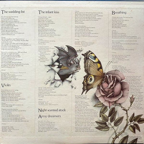 Kate Bush - Never For Ever (Vinyl, LP, Album, Stereo)