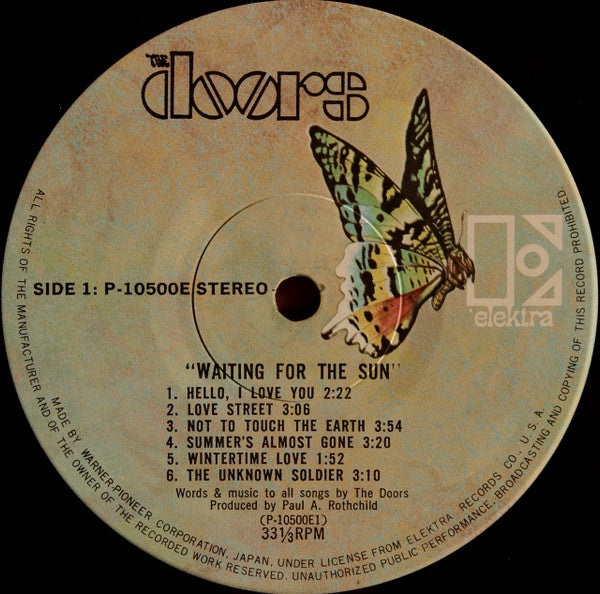The Doors - Waiting For The Sun (Vinyl, LP, Album, Reissue, Stereo) Very Good Plus (VG+) / Very Good Plus (VG+)