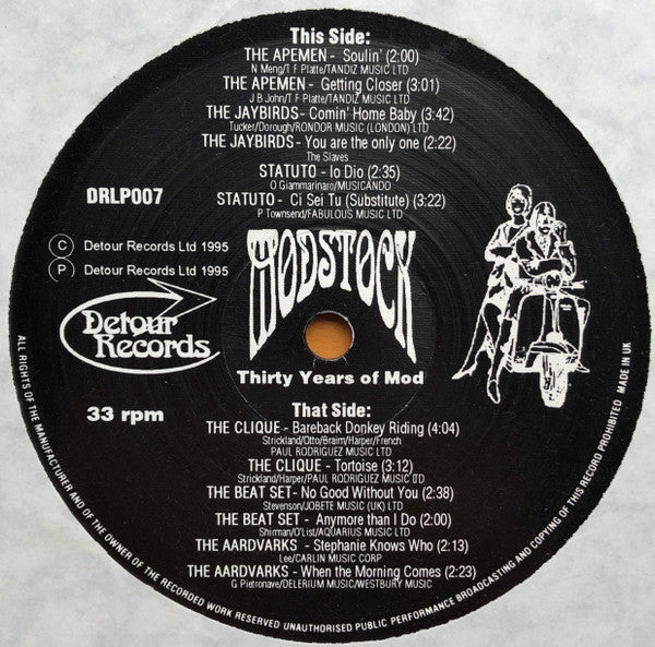 Various - Modstock - Saarbrücken '94 (Vinyl, LP, Compilation) Very Good (VG) / Good Plus (G+)