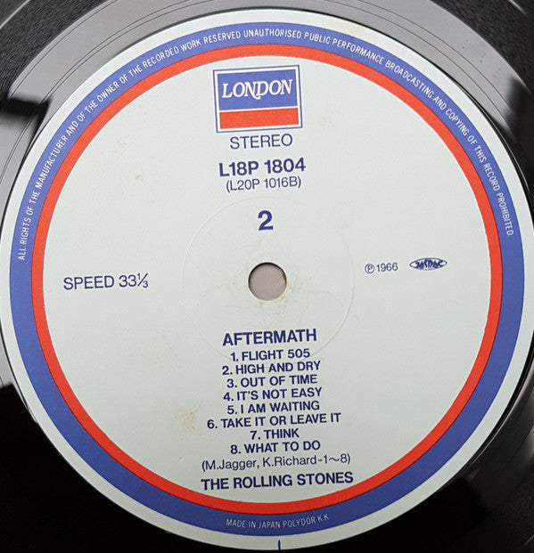 The Rolling Stones - Aftermath (Vinyl, LP, Album, Reissue, Stereo) Very Good Plus (VG+) / Good Plus (G+)