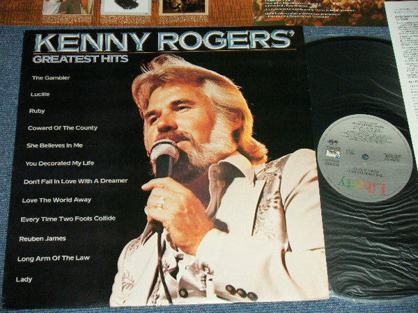 Kenny Rogers - Greatest Hits (Vinyl, LP, Compilation, Stereo) Very Good (VG) / Very Good (VG)
