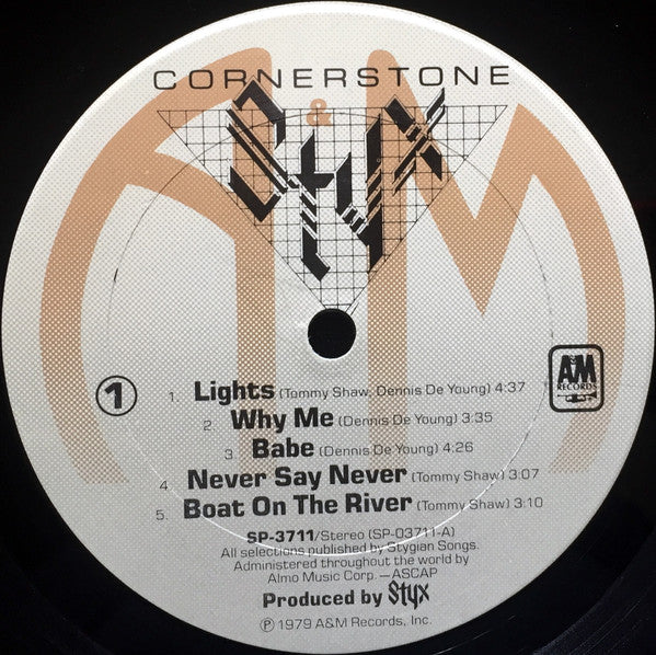 Styx - Cornerstone (Vinyl, LP, Album)