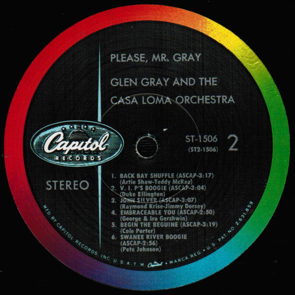 Glen Gray & The Casa Loma Orchestra - Please, Mr. Gray... (Vinyl, LP, Album, Stereo) Very Good (VG) / Good Plus (G+)