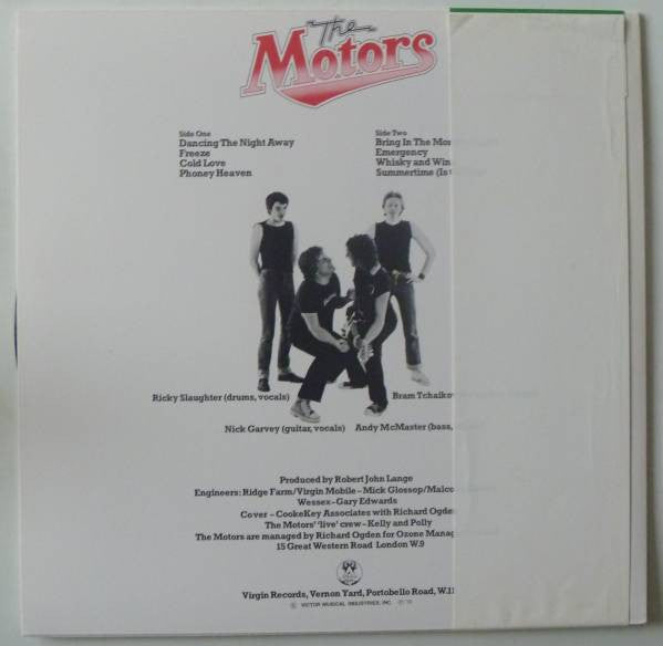 The Motors - 1 (Vinyl, LP, Album, Promo) Very Good Plus (VG+) / Very Good Plus (VG+)