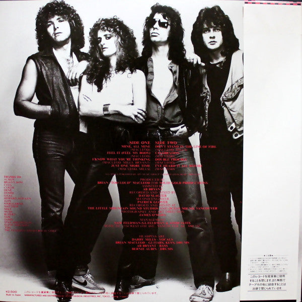 Headpins - Line Of Fire (Vinyl, LP, Album) Very Good Plus (VG+) / Very Good Plus (VG+)
