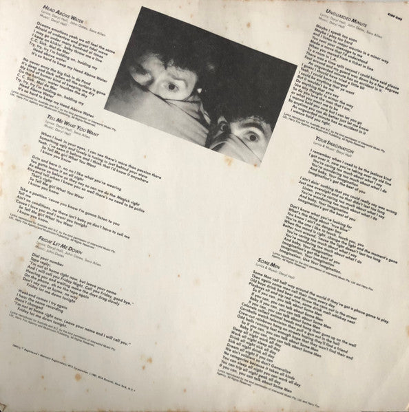 Daryl Hall & John Oates - Private Eyes (Vinyl, LP, Album) Very Good (VG) / Very Good Plus (VG+)