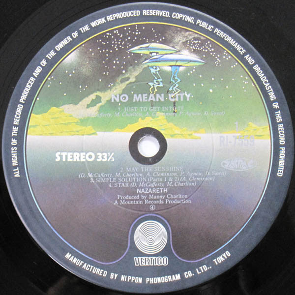 Nazareth (2) - No Mean City (Vinyl, LP, Album)
