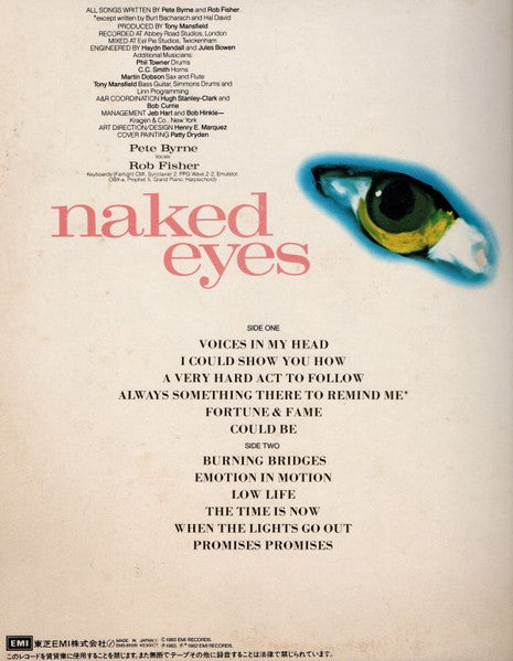 Naked Eyes - Burning Bridges (Vinyl, LP, Album, Stereo)