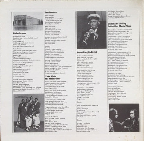 Paul Simon - There Goes Rhymin' Simon (Vinyl, LP, Album, Quadraphonic) Very Good (VG) / Good Plus (G+)