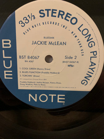 Jackie McLean - Bluesnik (Vinyl, LP, Album, Stereo, Reissue, Limited Edition) Near Mint (NM or M-) / Near Mint (NM or M-)