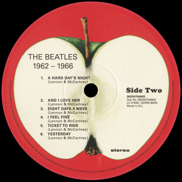 The Beatles - 1962-1966 (2xVinyl, LP, Compilation, Reissue, Remastered) Very Good Plus (VG+) / Very Good Plus (VG+)