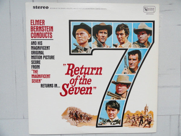 Elmer Bernstein - Return Of The Seven (Original Movie Soundtrack) (Vinyl, LP, Album, Stereo) Near Mint (NM or M-) / Very Good Plus (VG+)
